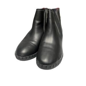 Skechers Black Wedge Lug Sole Chelsea Boots 10